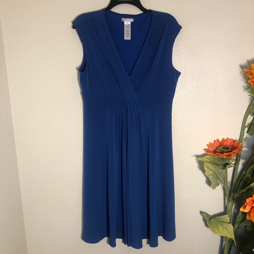 Royal Blue London Fog Dress